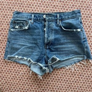 Agolde Parker Vintage Cut Off Short in Lowkey